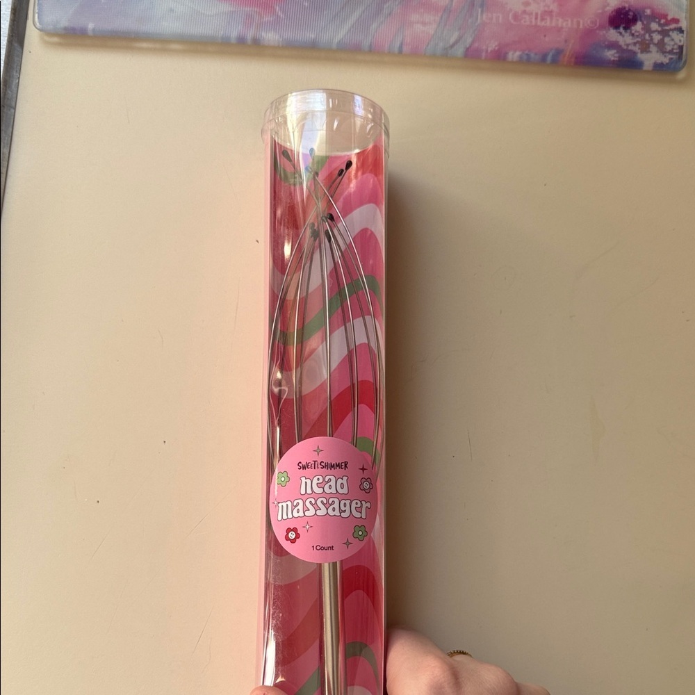 Pink Head Massager